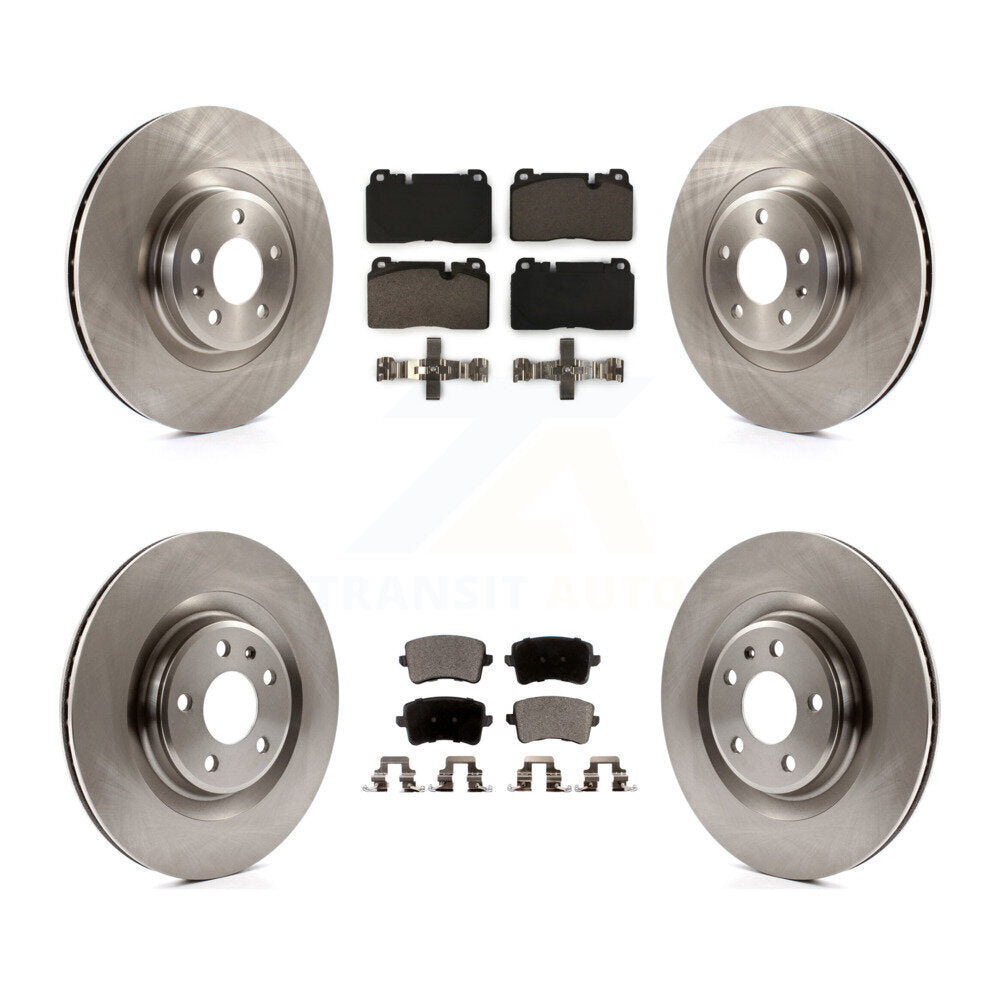Kit de rotors de frein à disque avant et arrière et plaquettes en céramique pour Audi Q5 K8T-101486