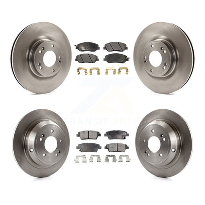Kit de rotors de frein à disque avant et arrière et plaquettes en céramique pour Hyundai Genesis 3,8 l