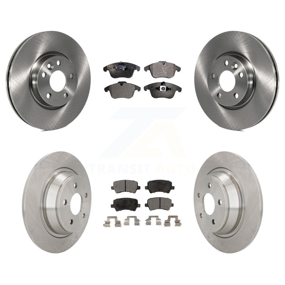 Kit de rotor de frein avant et arrière et plaquettes en céramique pour Land Rover Range Evoqu 2012-2015