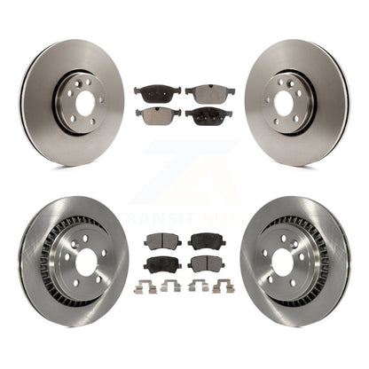 Kit de rotors de frein à disque avant et arrière et plaquettes en céramique pour Volvo XC60 2010-2015