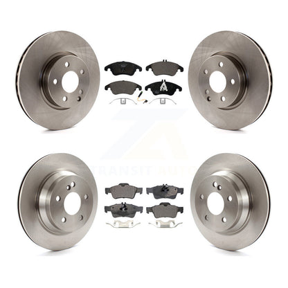 Kit de rotors de frein à disque avant et arrière et plaquettes en céramique pour Mercedes-Benz E350 E400
