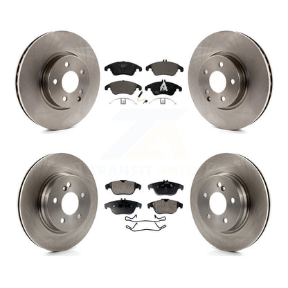 Kit de Rotor de frein à disque avant et arrière et plaquettes en céramique, pour Mercedes-Benz C300 C350 E35