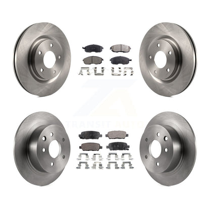 Kit de rotors de frein à disque avant et arrière et plaquettes en céramique pour Nissan Sentra Juke