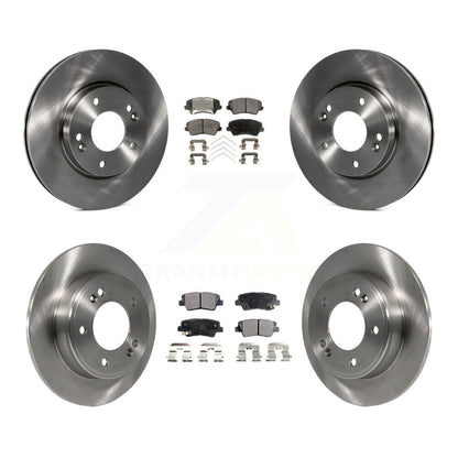 Kit de rotor de frein avant et arrière et plaquettes en céramique, pour Kia Forte Hyundai Elantra GT Forte