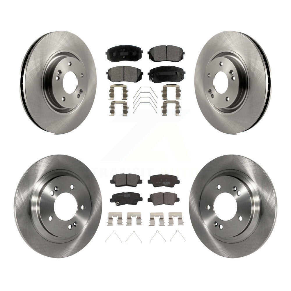 Kit de rotors de frein à disque avant et arrière et plaquettes en céramique pour Kia Optima K8T-101541