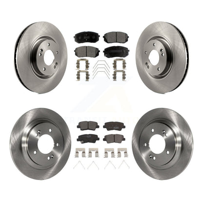 Kit de rotors de frein à disque avant et arrière et plaquettes en céramique pour Kia Optima K8T-101541