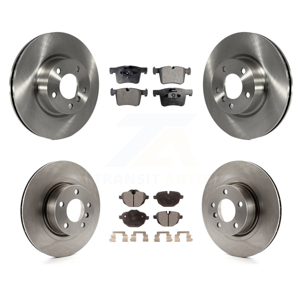 Kit de rotors de frein à disque avant et arrière et plaquettes en céramique pour BMW X3 X4 K8T-101543
