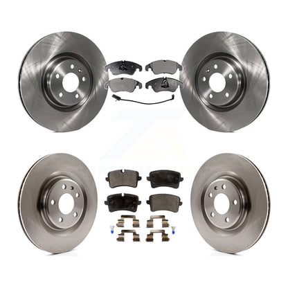 Kit de disques de frein à disque avant et arrière et plaquettes en céramique pour Audi A6 K8T-101546