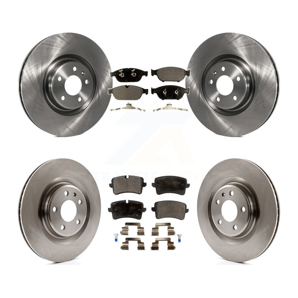 Kit de rotors de frein à disque avant et arrière et plaquettes en céramique pour Audi A6 Quattro A7