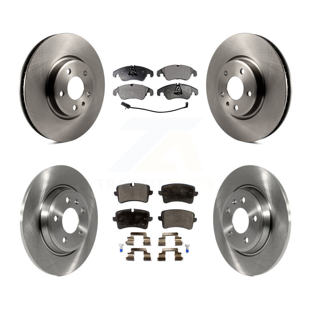 Kit de disques de frein à disque avant et arrière et plaquettes en céramique pour Audi A6 K8T-101549