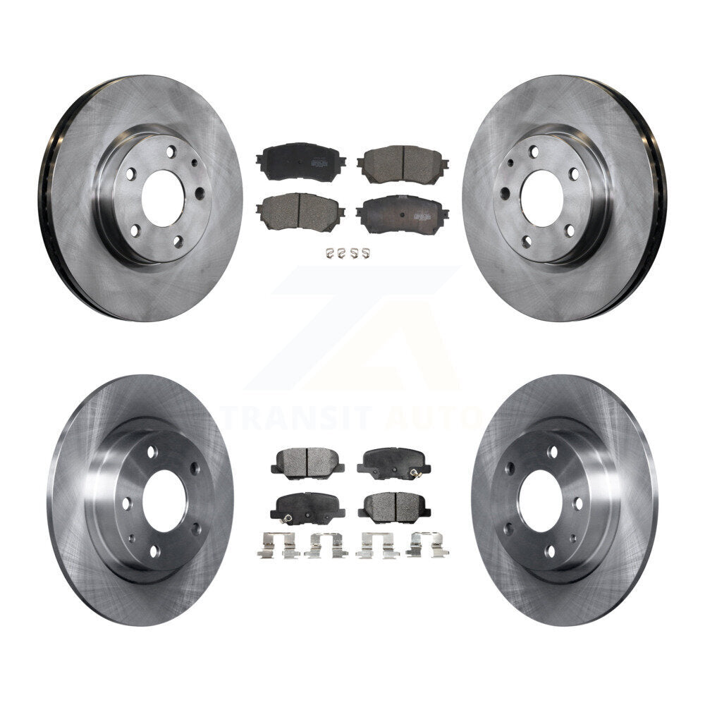 Kit de rotors de frein à disque avant et arrière et plaquettes en céramique pour Mazda 6 K8T-101568