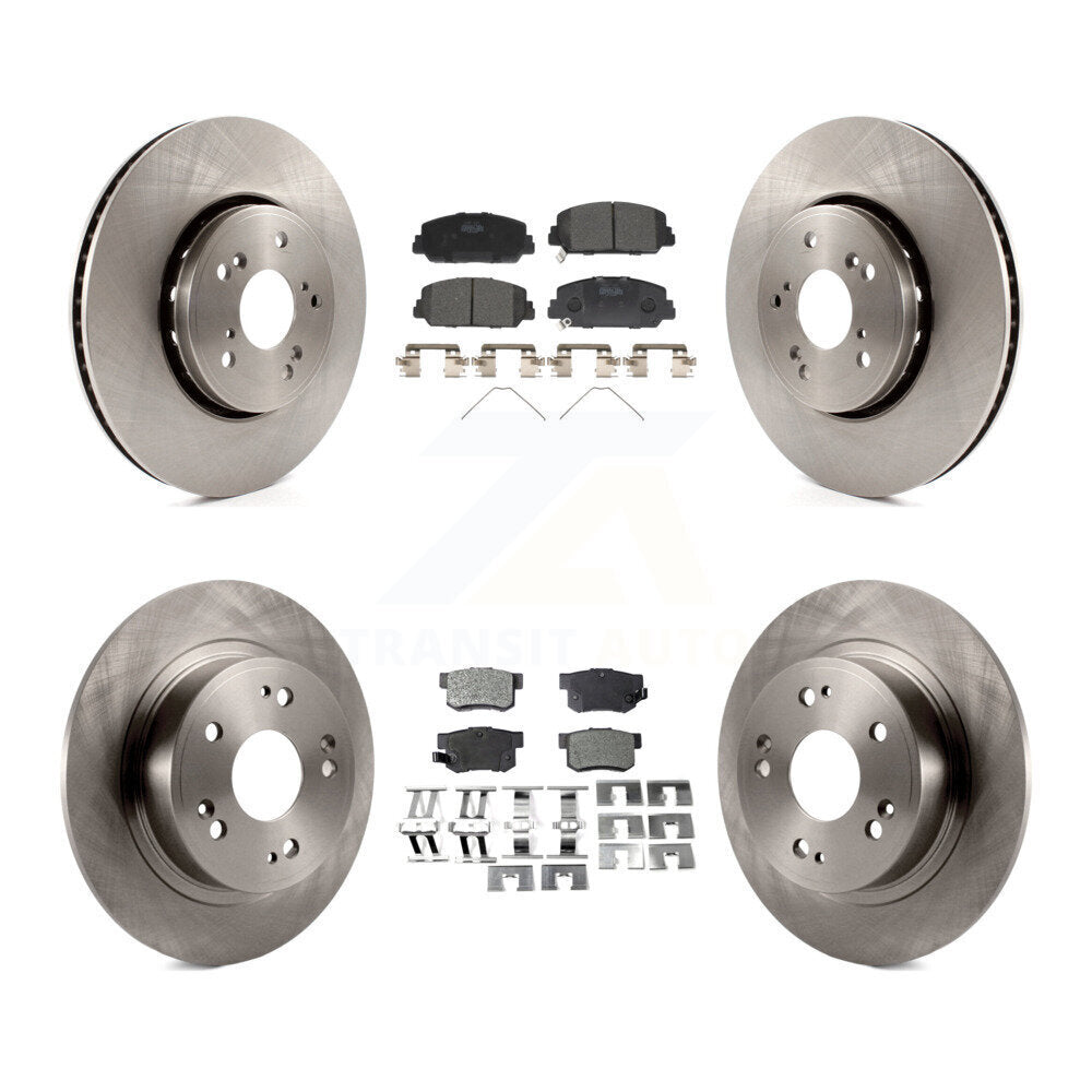 Kit de rotors de frein à disque avant et arrière et plaquettes en céramique pour Acura ILX 2016 K8T-101570