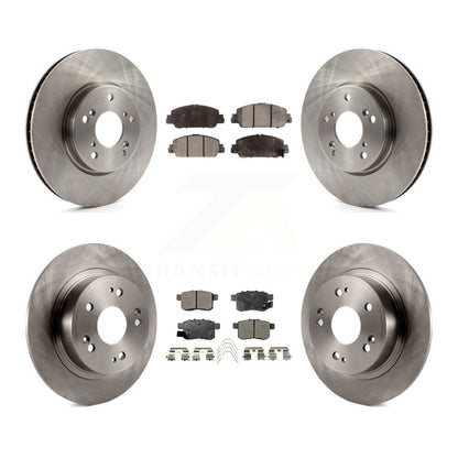 Kit de rotors de frein à disque avant et arrière et plaquettes en céramique pour Honda Accord K8T-101571