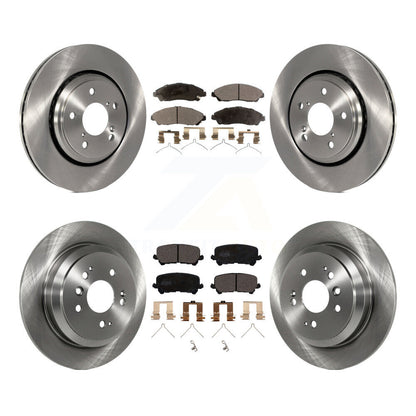 Kit de rotors de frein à disque avant et arrière et plaquettes en céramique pour Honda Pilot Ridgeline