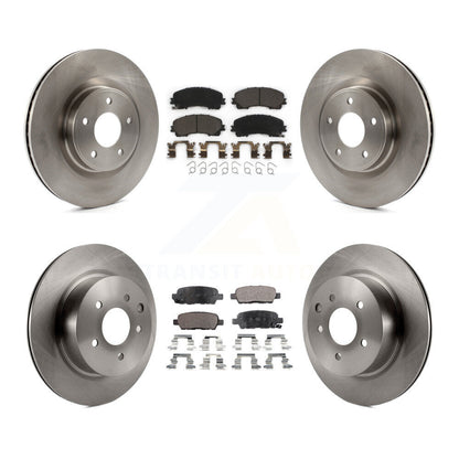 Kit de rotors de frein à disque avant et arrière et plaquettes en céramique pour INFINITI QX50 2016-2017