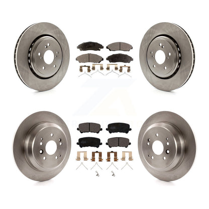 Kit de rotors de frein à disque avant et arrière et plaquettes en céramique pour Acura MDX 2014-2016