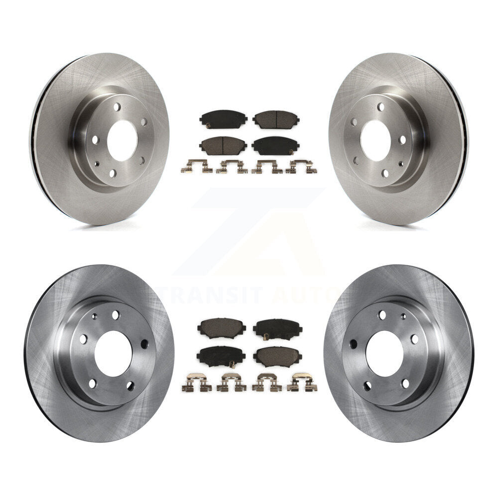 Kit de rotors de frein à disque avant et arrière et plaquettes en céramique pour Mazda 3 Sport K8T-101587