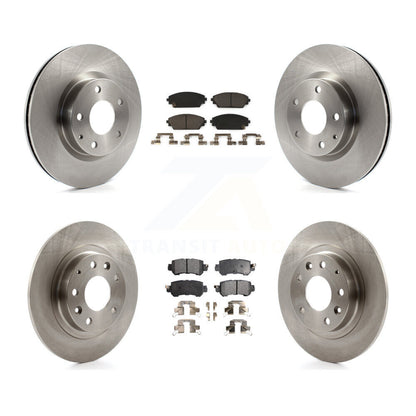 Kit de rotors de frein à disque avant et arrière et plaquettes en céramique pour Mazda CX-3 AWD 2016-2018