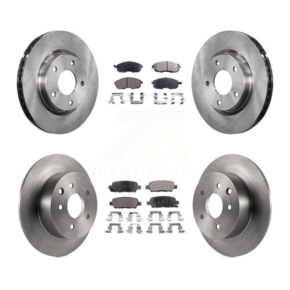 Kit de rotors de frein à disque avant et arrière et plaquettes en céramique pour Nissan Sentra K8T-101590