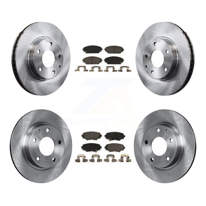 Kit de rotors de frein à disque avant et arrière et plaquettes en céramique pour Mazda 3 Sport K8T-101591