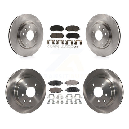 Kit de rotors de frein à disque avant et arrière et plaquettes en céramique pour Nissan Rogue Sport Qashqa