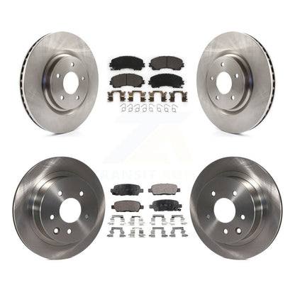 Kit de rotors de frein à disque avant et arrière et plaquettes en céramique pour Nissan Rogue K8T-101598