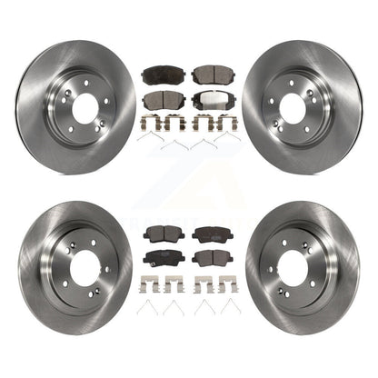 Kit de rotors de frein à disque avant et arrière et plaquettes en céramique pour Kia Optima K8T-101606