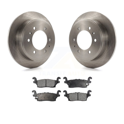 Kit de rotors de frein à disque arrière et plaquettes en céramique pour Hummer H3 H3T K8T-101653