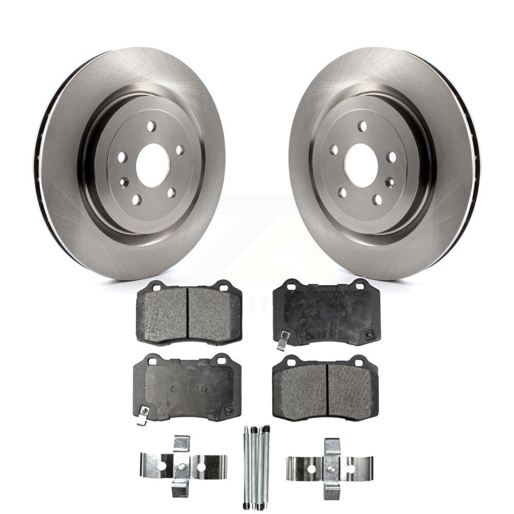 Kit de rotors de frein à disque arrière et plaquettes en céramique pour Chevrolet Camaro Cadillac CTS