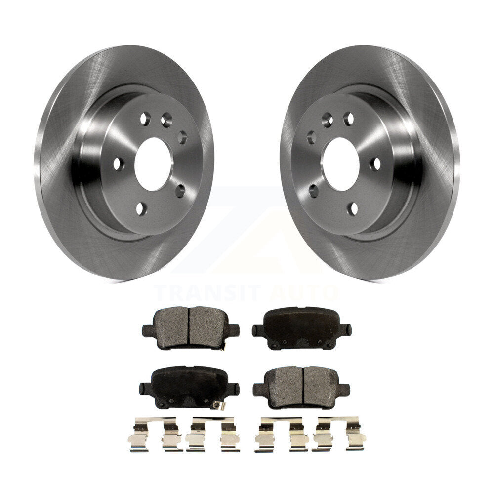 Kit de disques de frein à disque arrière et plaquettes en céramique pour Chevrolet Cruze K8T-101684