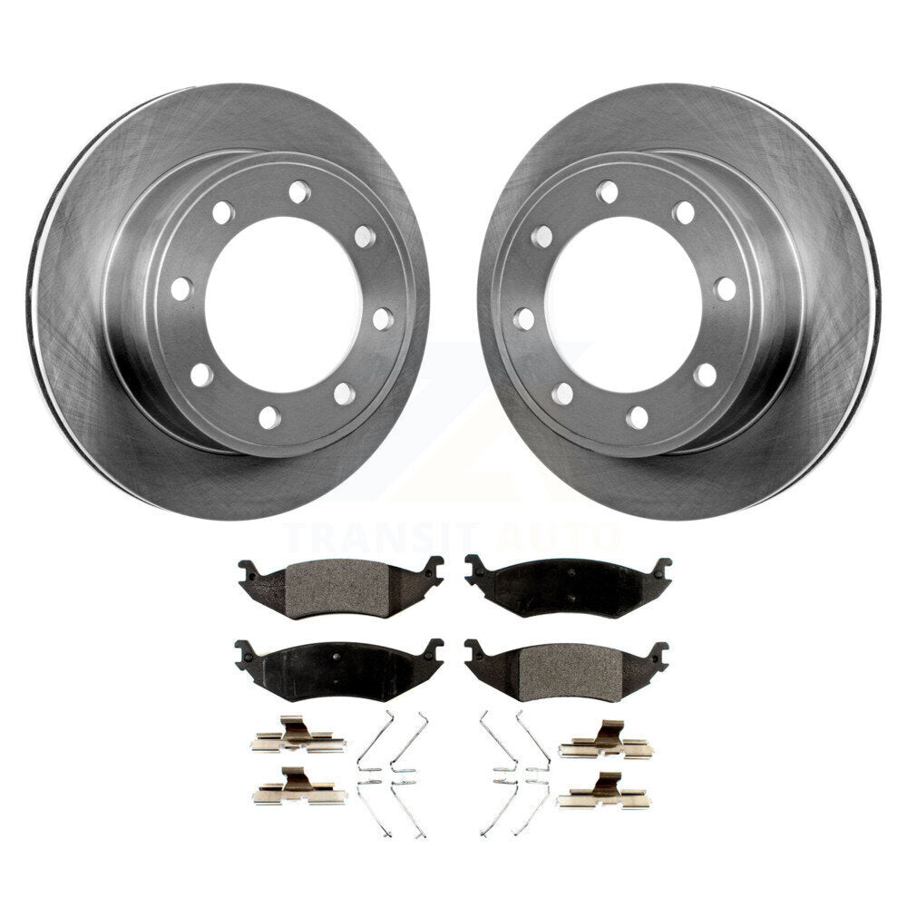 Kit de rotors de frein à disque arrière et plaquettes en céramique pour Ford E-150 2007 à 10 16 06