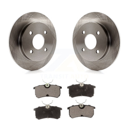 Kit de disques de frein à disque arrière et plaquettes en céramique pour Ford Focus Fiesta K8T-101714