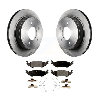 Kit de disques de frein à disque arrière et plaquettes en céramique, pour Ford E-150 Club Wagon Econoline