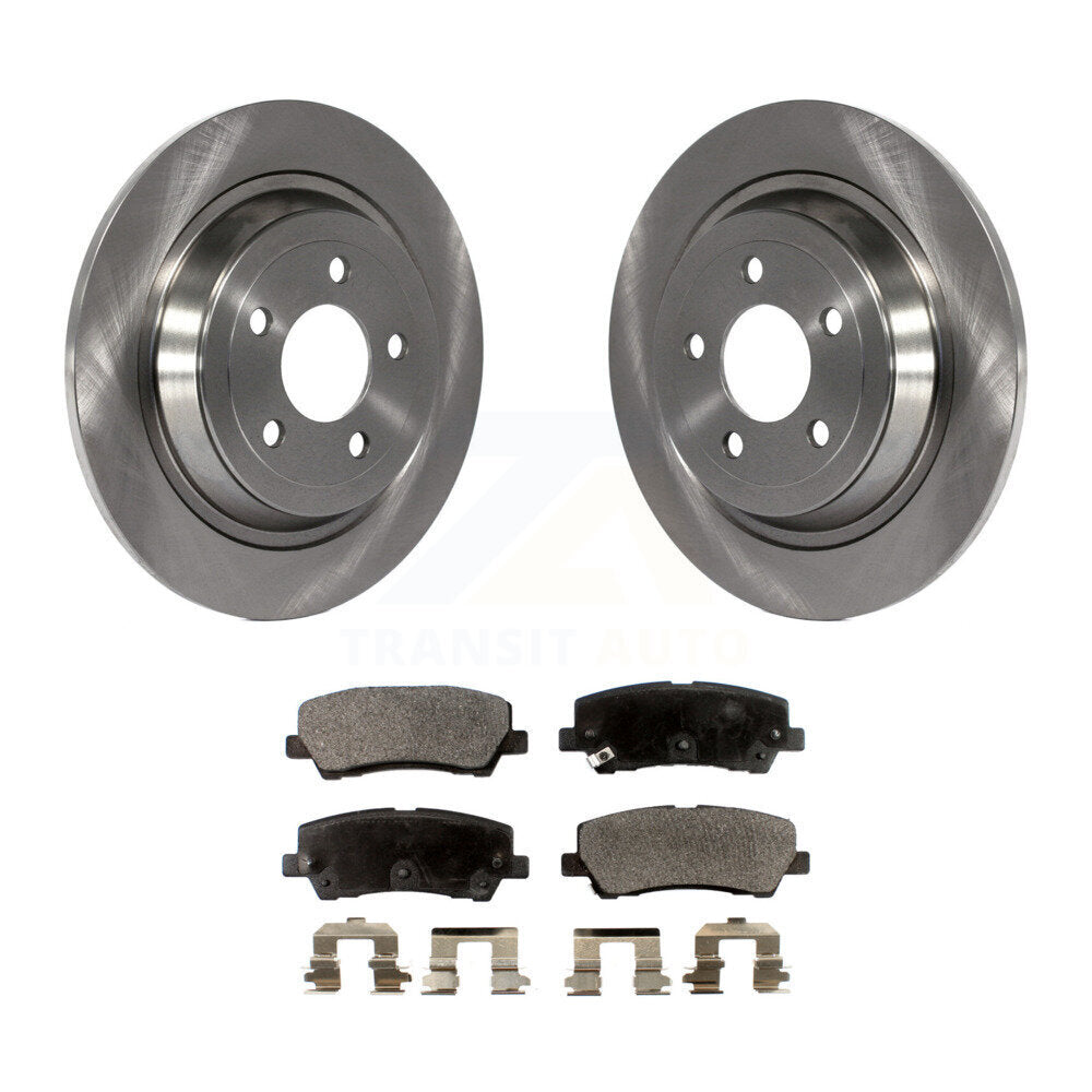 Kit de disques de frein à disque arrière et plaquettes en céramique pour Ford Mustang K8T-101757