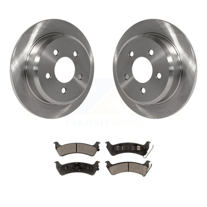 Kit de rotors de frein à disque arrière et plaquettes en céramique pour Jeep Grand Cherokee K8T-101760