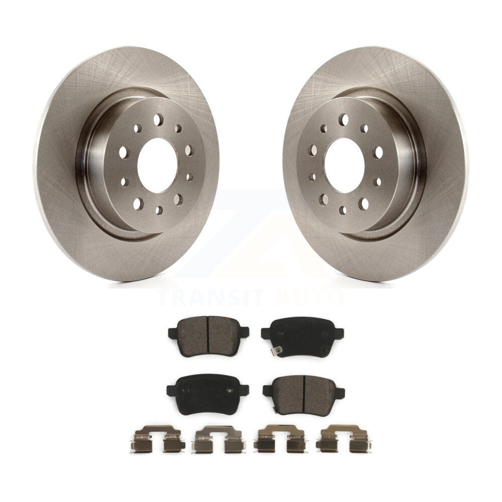 Kit de disques de frein à disque arrière et plaquettes en céramique pour Fiat 500L 2014-2020 K8T-101807