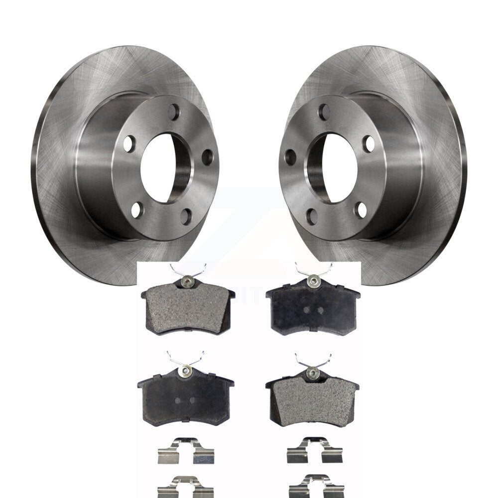 Kit de disques de frein à disque arrière et plaquettes en céramique, pour Volkswagen Passat Audi A6