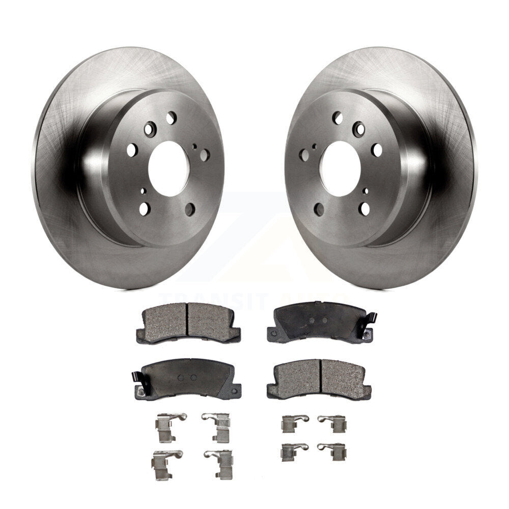 Rotors de frein à disque arrière et Kit de plaquettes en céramique pour Lexus Toyota Camry RX300 ES300