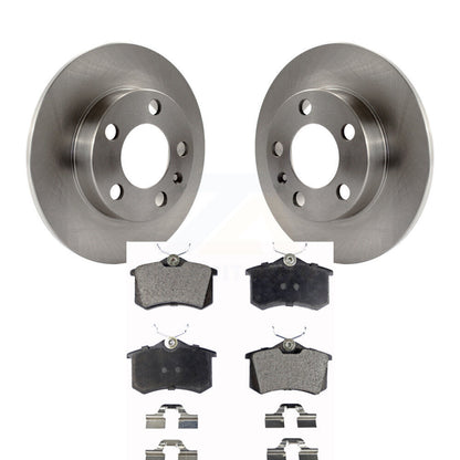 Kit de disques de frein à disque arrière et plaquettes en céramique pour Volkswagen Beetle 2007-2010