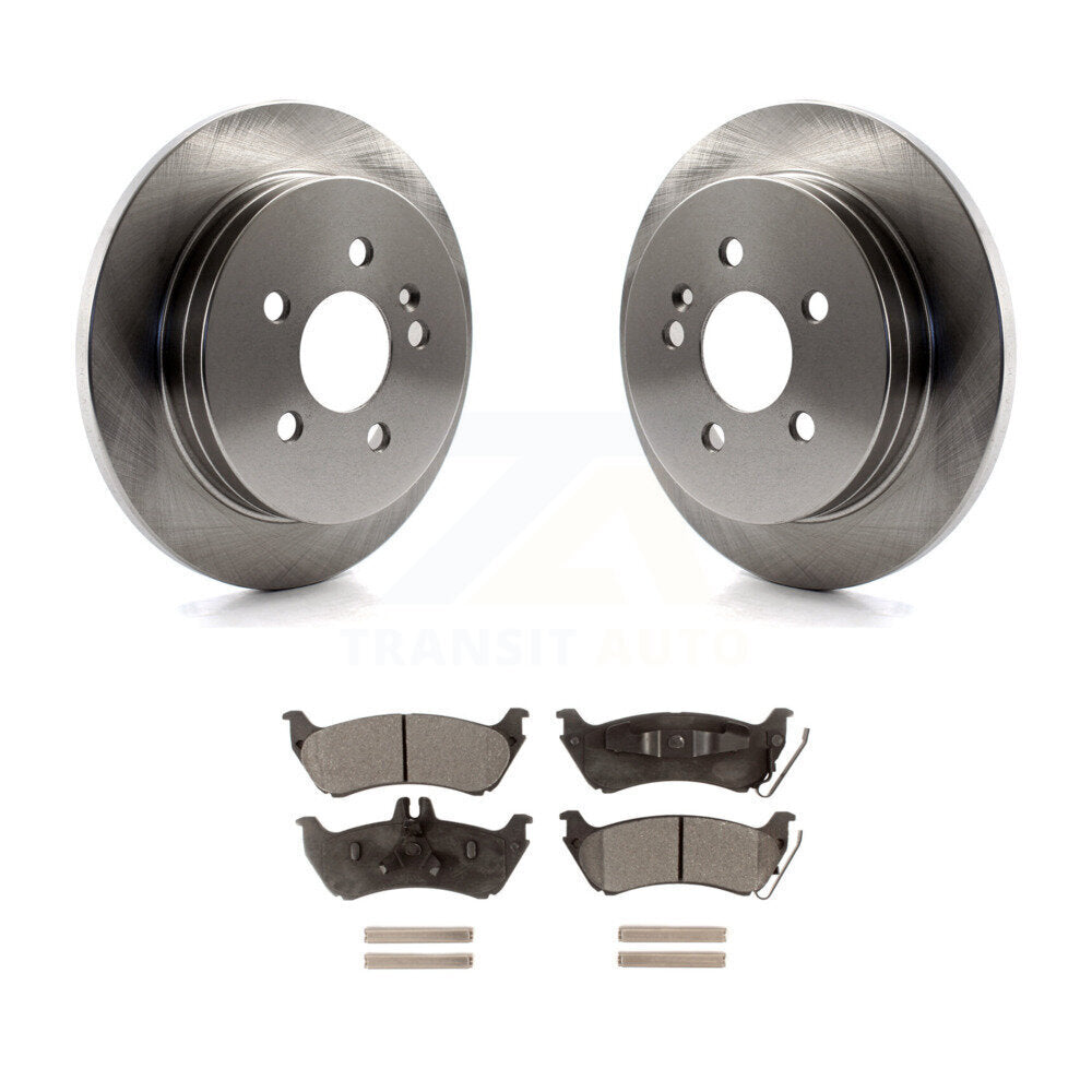 Kit de rotors de frein à disque arrière et plaquettes en céramique pour Mercedes-Benz ML320 ML350 ML430