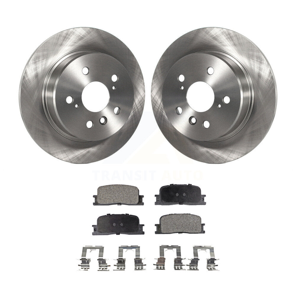 Kit de rotors de frein à disque arrière et plaquettes en céramique pour Toyota Highlander AWD 2001-2003