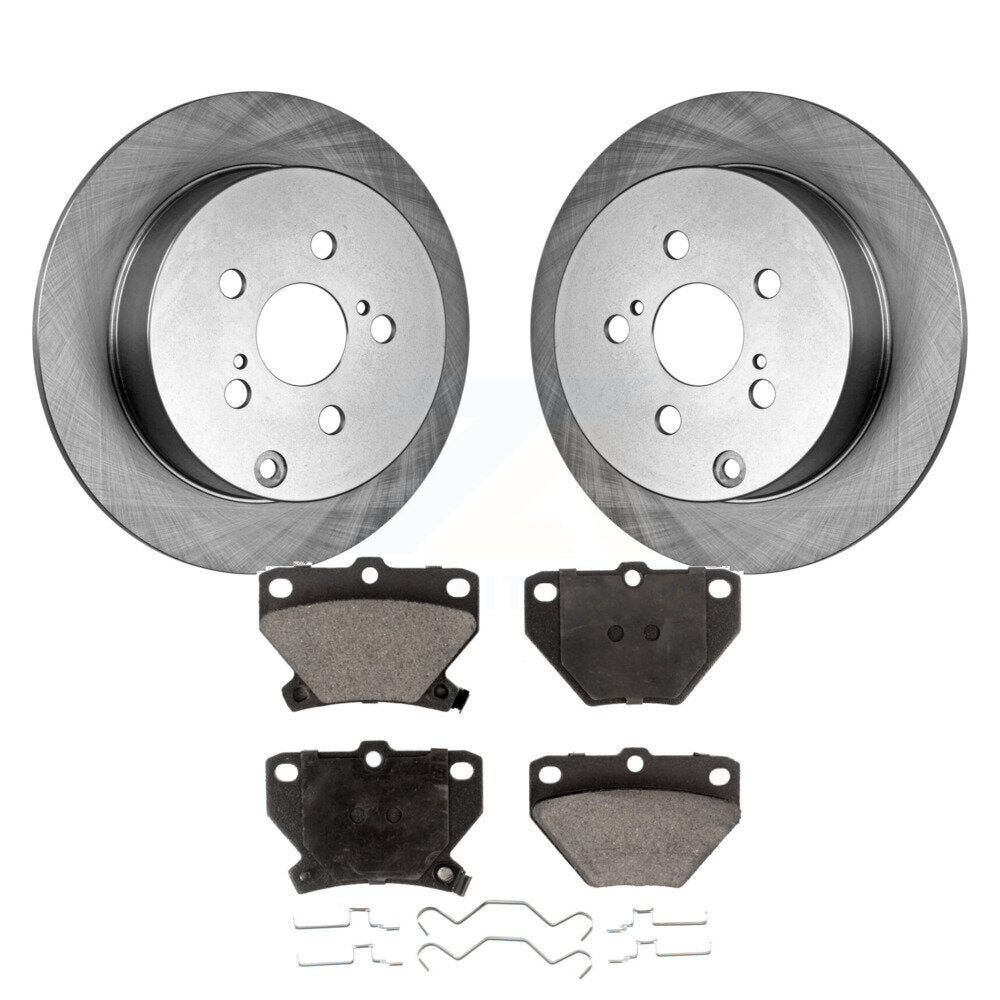 Kit de rotor de frein arrière et de plaquettes en céramique, pour Toyota Matrix Corolla Pontiac Vibe Celic