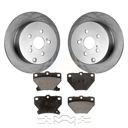Kit de rotor de frein arrière et de plaquettes en céramique, pour Toyota Matrix Corolla Pontiac Vibe Celic