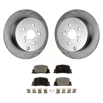 Kit de disques de frein à disque arrière et plaquettes en céramique pour Scion tC 2005-2010 K8T-101849