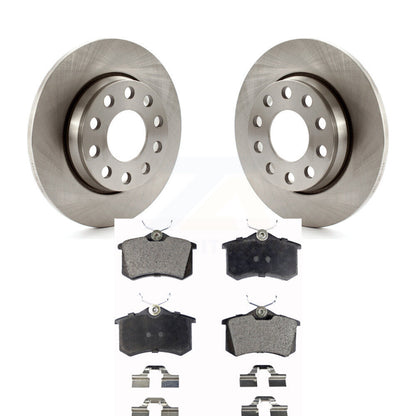 Kit de disques de frein à disque arrière et plaquettes en céramique pour Audi A4 Quattro K8T-101879