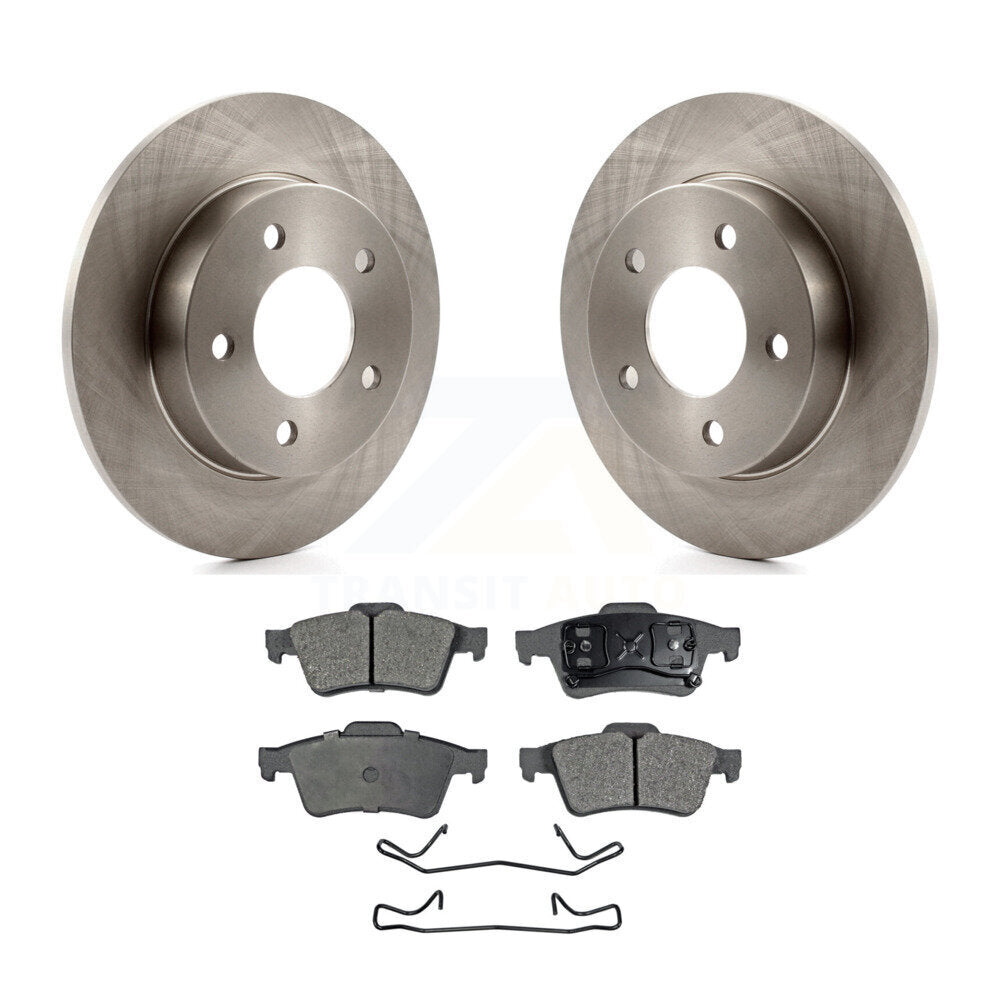 Kit de rotors de frein à disque arrière et plaquettes en céramique pour Mazda 3 2.0L 2004-2005