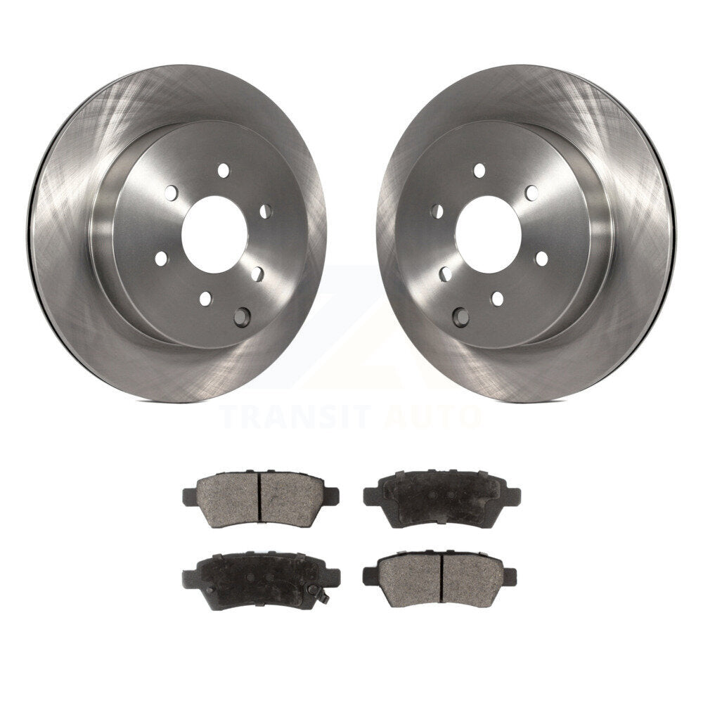 Kit de disques de frein à disque arrière et plaquettes en céramique pour Nissan Pathfinder 2005-2012