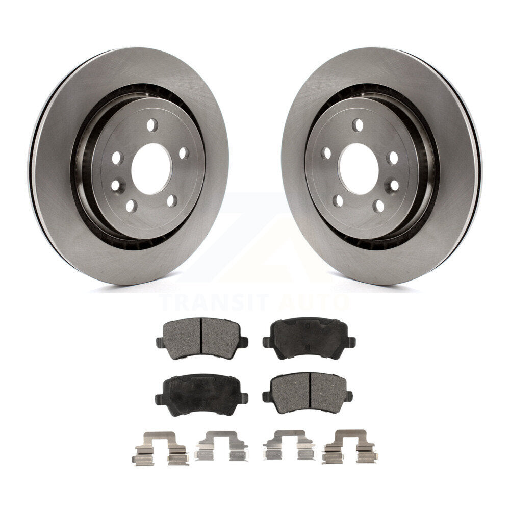 Kit de rotors de frein à disque arrière et plaquettes en céramique, pour Volvo XC70 S60 V60 S80 V70