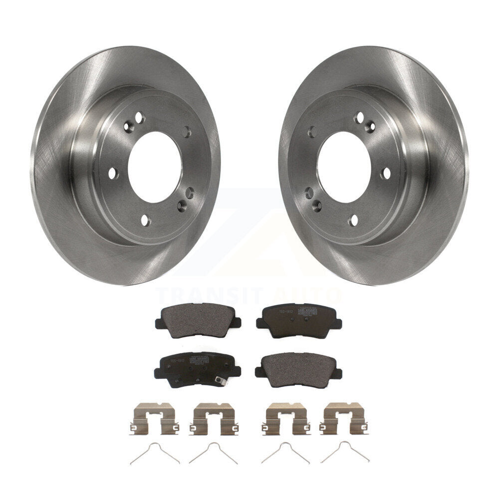 Kit de disques de frein à disque arrière et plaquettes en céramique, pour Hyundai Elantra Venue Kia Soul