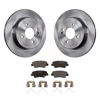 Kit de rotors de frein à disque arrière et plaquettes en céramique pour Kia Rio Hyundai Accent